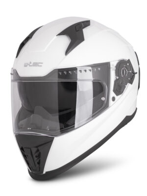 Cestovná prilba W-TEC Burgosa biela lesk - XXL (63-64)