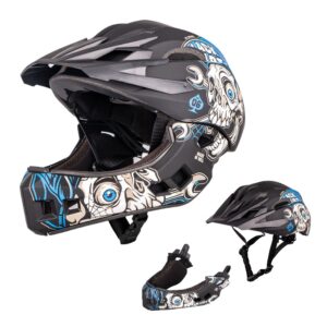 Downhill prilba W-TEC Delgada Black Heart Mechanic - S (52-56)