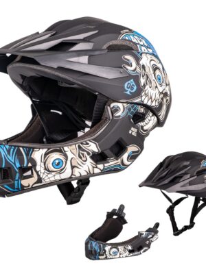 Downhill prilba W-TEC Delgada Black Heart Mechanic - S (52-56)