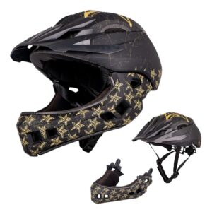 Downhill prilba W-TEC Delgada Golden Stars - S (52-56)