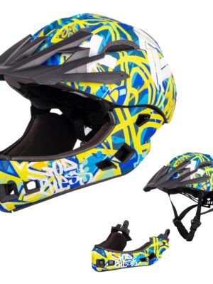 Downhill prilba W-TEC Delgada Freestyle Blue - S (52-56)