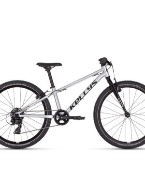 Juniorsky bicykel KELLYS NAGA AIR 50 24" - model 2025 Silver - 11" (120-140 cm)