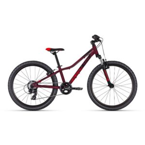 Juniorský bicykel KELLYS KITER 50 24" 9.0 Dark Plum - 11" (125-145 cm)