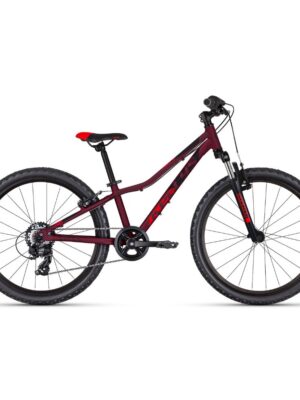 Juniorský bicykel KELLYS KITER 50 24" 9.0 Dark Plum - 11" (125-145 cm)