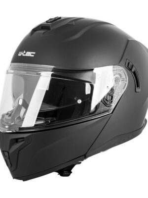 Výklopná prilba W-TEC Benidor matne čierna - XXL (63-64)