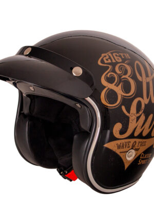 Moto prilba W-TEC Café Racer 3Ways Surf Bronze - XL (61-62)