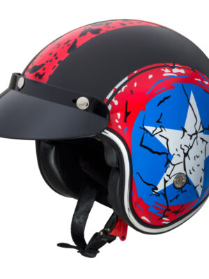 Moto prilba W-TEC Café Racer Big Star - XXL (63-64)