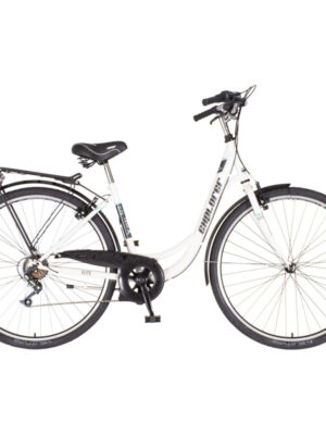 Mestský bicykel Visitor Explorer Eli 28" 9.0 biela - 17" (157-171 cm)