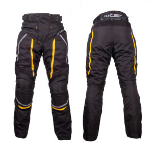 Pánske letné moto nohavice W-TEC Toranio čierno-žltá - 5XL