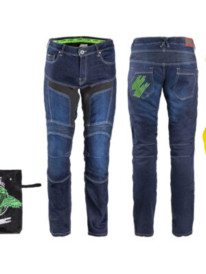 Pánske moto jeansy W-TEC Alfred CE modrá - 5XL