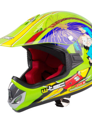 Detská moto prilba W-TEC V310 Ghost Dot - XL (55-56)