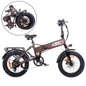 Skladací elektro fat bike ISL Baxom 840Wh 20" Deep Coffee - 16
