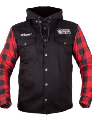 Bunda na chopper W-TEC Black Heart Ruffster čierno-červená - 5XL