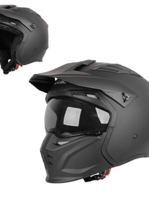 Modulárna prilba W-TEC Badalone matne čierna - XXL (63-64)