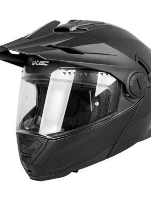 Výklopná enduro prilba W-TEC Biscaia P/J matne čierna - XXL (63-64)
