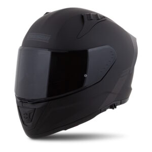 Moto prilba Cassida Aero Solid čierna matná/šedá XXL (63-64)
