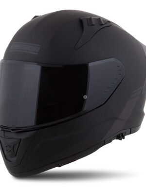 Moto prilba Cassida Aero Solid čierna matná/šedá XXL (63-64)