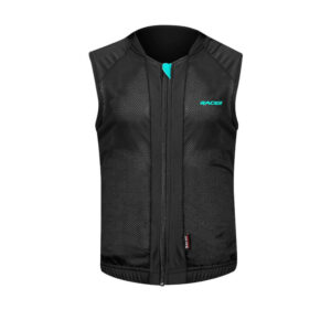 Detská ochranná vesta Racer Turtle Vest 2 čierno-tyrkysová S