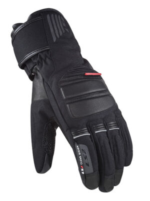 Pánske moto rukavice LS2 Frost Black XXL