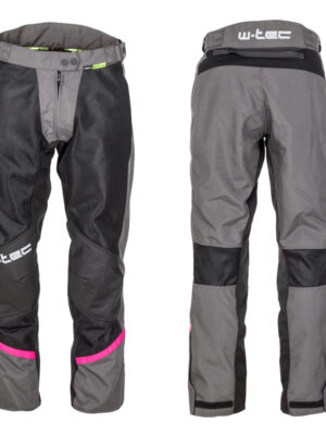 Dámske letné moto nohavice W-TEC Artemisa Black Grey - M