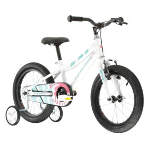 Kross Mini 3.0 2025 biela / seledynová / korálová / lesk - 9" (100-125 cm)