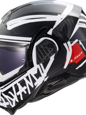 Preklápacia prilba LS2 FF910 Advant II Tape Black P/J 3XL (65-66)