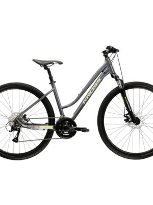 Kross EVADO 3.0 2025 šedá / zelená / lesk - L (19"