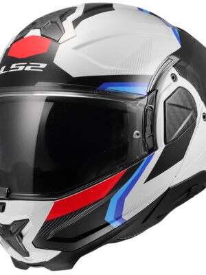 Preklápacia prilba LS2 FF910 Advant II Triple White Blue Red P/J 3XL (65-66) Preklápacia prilba LS2 FF910 Advant II Triple White Blue Red P/J 3XL (65-66)