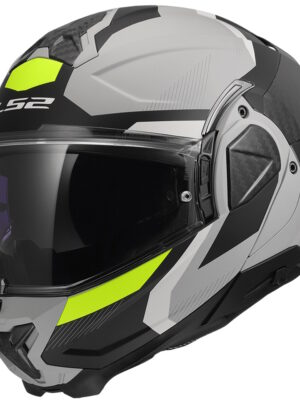 Preklápacia prilba LS2 FF910 Advant II Triple Light Grey P/J 3XL (65-66) Preklápacia prilba LS2 FF910 Advant II Triple Light Grey P/J 3XL (65-66)