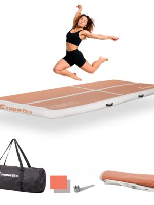 Airtrack inSPORTline Airstunt 300x100x10 cm mocha mousse Airtrack inSPORTline Airstunt 300x100x10 cm mocha mousse