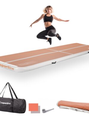 Airtrack inSPORTline Airstunt 400x100x10 cm mocha mousse Airtrack inSPORTline Airstunt 400x100x10 cm mocha mousse