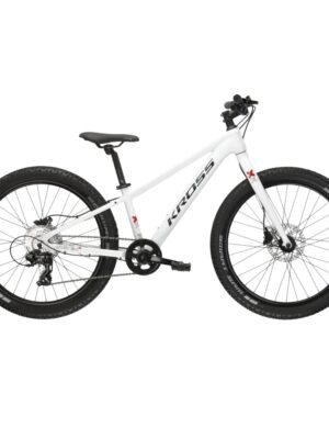 Kross LEVEL JR 2.0 biela / čierna / lesk - S (12"