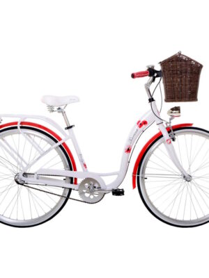 Mestský bicykel Saveno Bridget NEX7 28" - model 2025 biela - M (17"