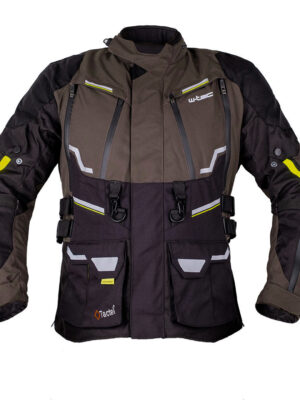 Moto bunda W-TEC Daimick čierno-šedá - 6XL