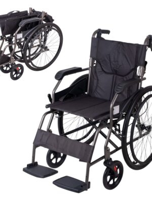 Mechanický skladací invalidný vozík inSPORTline Jakesully odľahčený