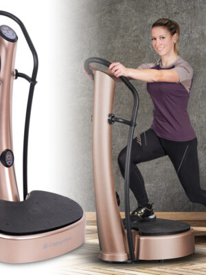 VibroGym inSPORTline Lotos hnedá