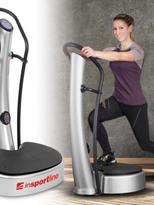 VibroGym inSPORTline Lotos strieborná