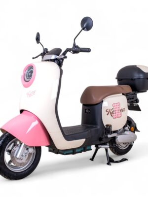 Elektrický skúter Keren Beike 10" hnedo-ružová Elektrický skúter Keren Beike 10" hnedo-ružová