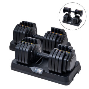 Súprava nastaviteľných jednoručných činiek inSPORTline DuraBell® 2x 5-41 kg