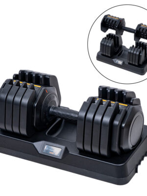 Nastaviteľná jednoručná činka inSPORTline DuraBell® 5-41 kg