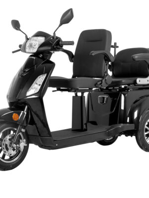 Elektrický trojkolesový vozík inSPORTline Zorica Duo dvojmiestny čierna Elektrický trojkolesový vozík inSPORTline Zorica Duo dvojmiestny čierna