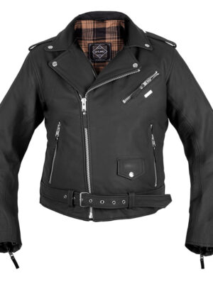 Pánska kožená bunda W-TEC Brineo matne čierna - XXL rozšírená Pánska kožená bunda W-TEC Brineo matne čierna - XXL rozšírená