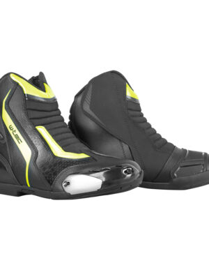 Moto topánky W-TEC GlamCE čierno-bielo-červená - 47 Moto topánky W-TEC GlamCE čierno-bielo-červená - 47