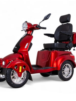 Elektrický štvorkolesový vozík inSPORTline Antun s ťažným rámom červená Elektrický štvorkolesový vozík inSPORTline Antun s ťažným rámom červená