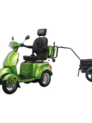 Elektrický štvorkolesový vozík inSPORTline Antun s ťažným rámom a prívesom zelená Elektrický štvorkolesový vozík inSPORTline Antun s ťažným rámom a prívesom zelená