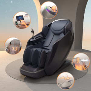 4D masážne kreslo inSPORTline Balsadena čierna