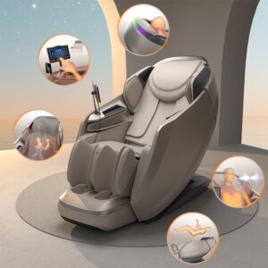 4D masážne kreslo inSPORTline Balsadena béžová