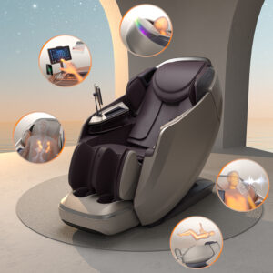 4D masážne kreslo inSPORTline Balsadena kávová