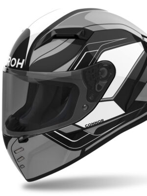 Moto prilba AIROH CONNOR Dunk lesklá čierna XXL (63)