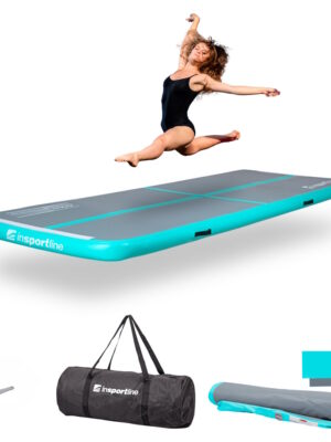 Airtrack inSPORTline Airstunt 400x100x10 cm šedá